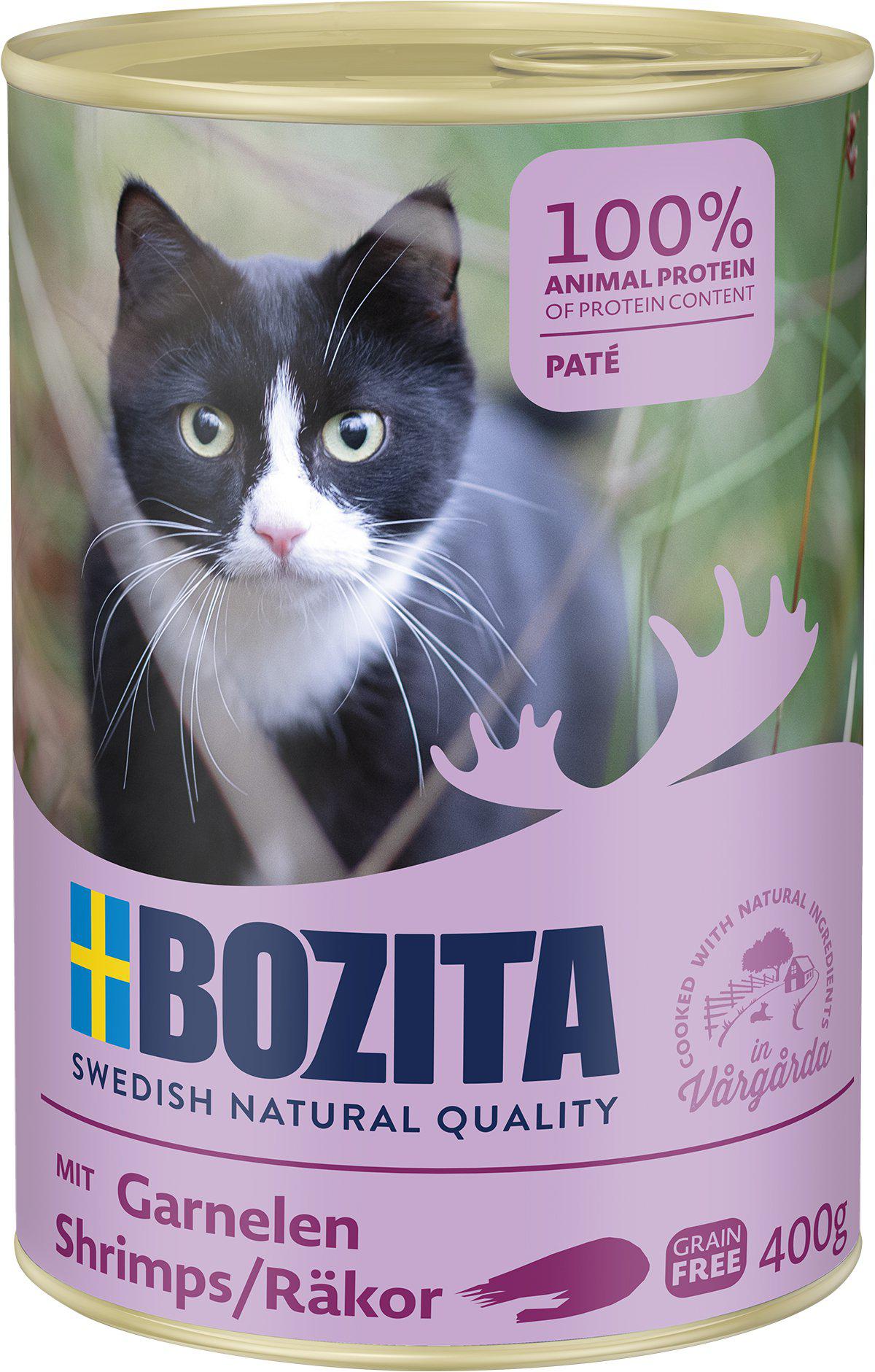 BOZITA FELINE PATÉ 400GR RÄKA