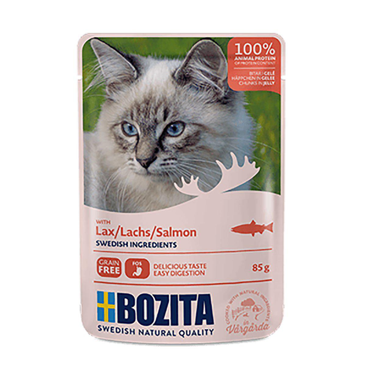 BOZITA FELINE LAX IGELÉ POUCH 85GR