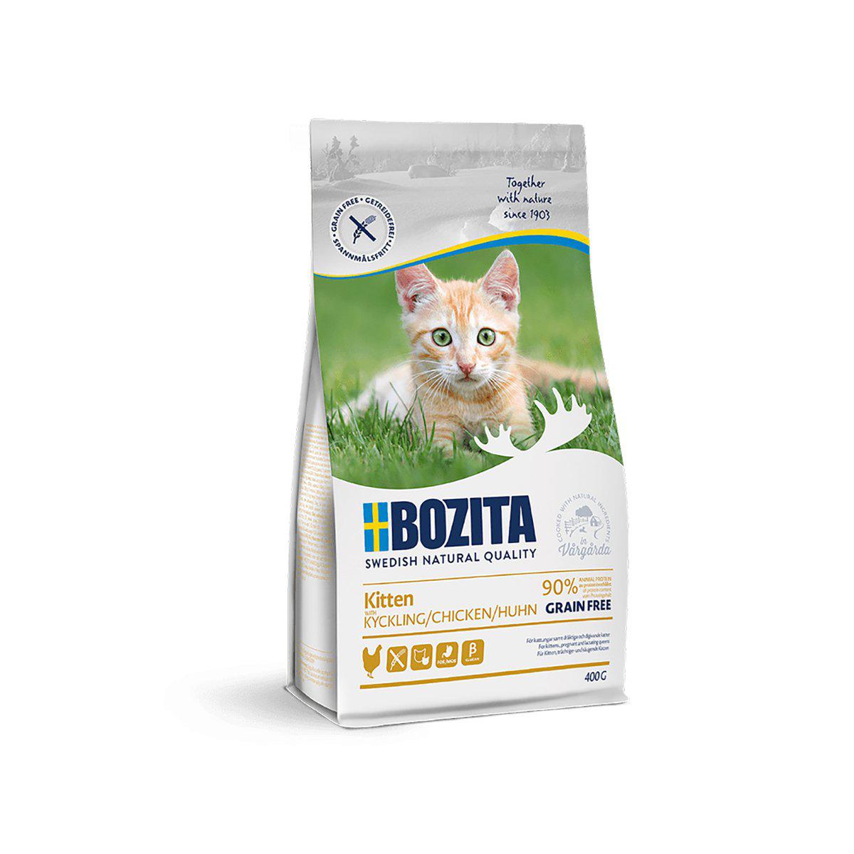 BOZITA KITTEN GRAINFREE CHICKEN 400GR