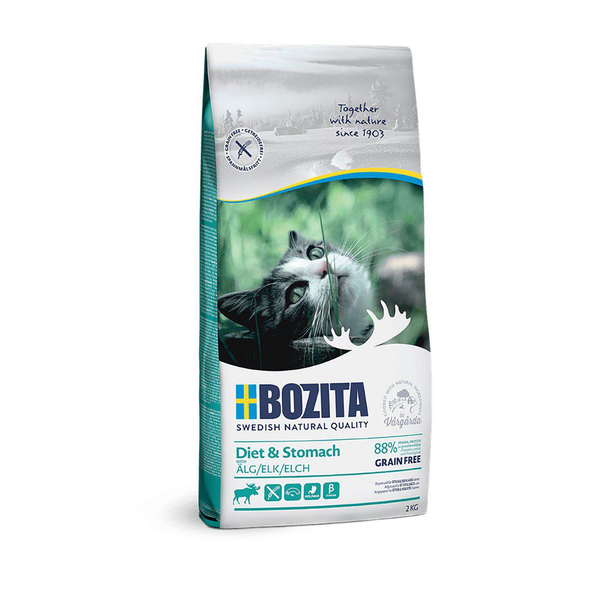 BOZITA DIET & STOMACH GRAIN FREE ELK 2KG