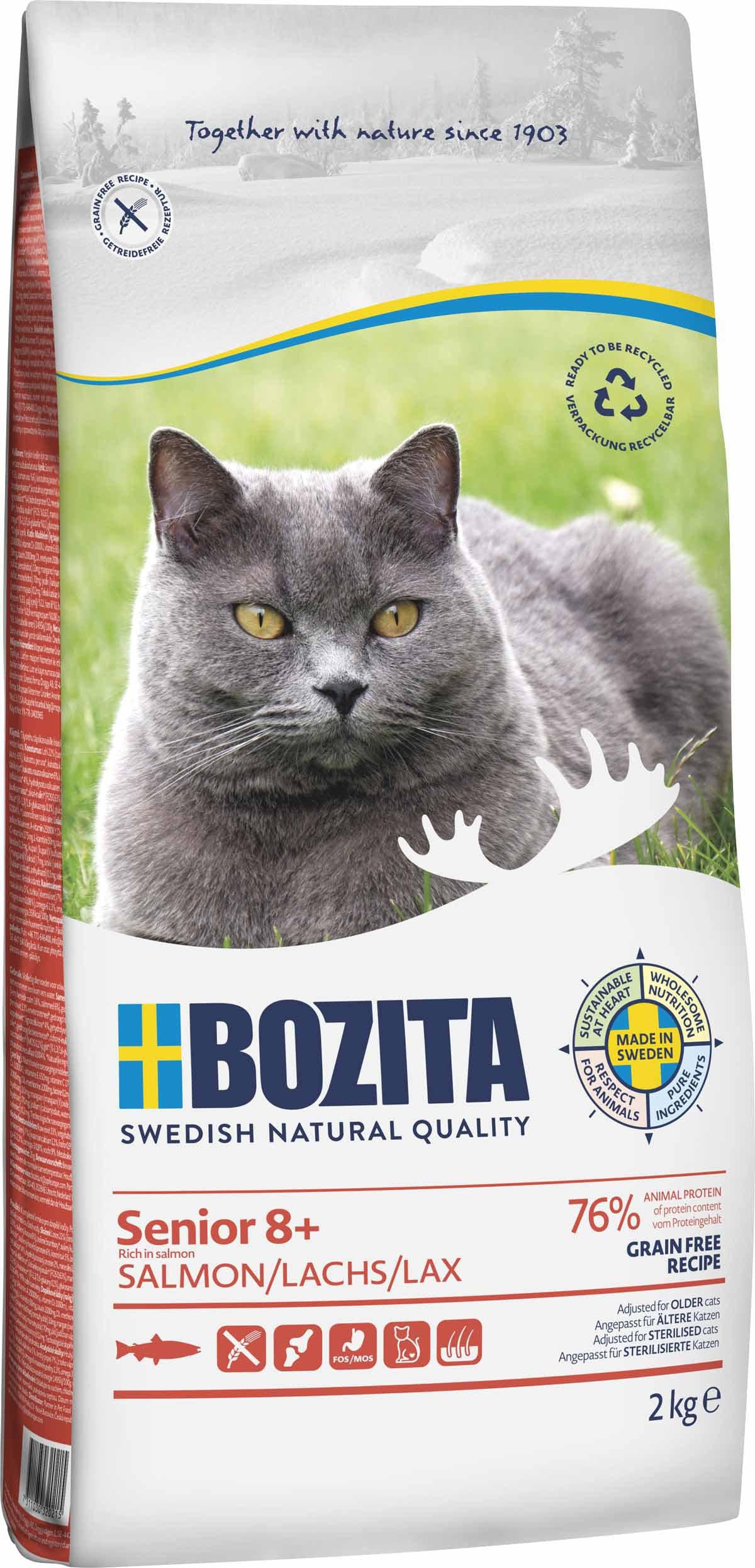 Bozita Grain Free Senior 8+ Salmon 2Kg
