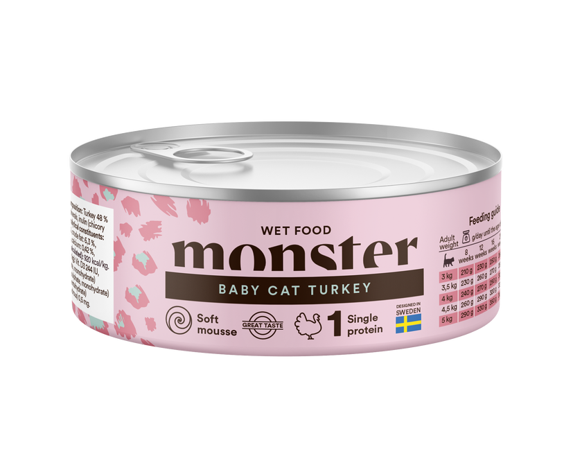 Monster Baby Cat Turkey Can 100 g