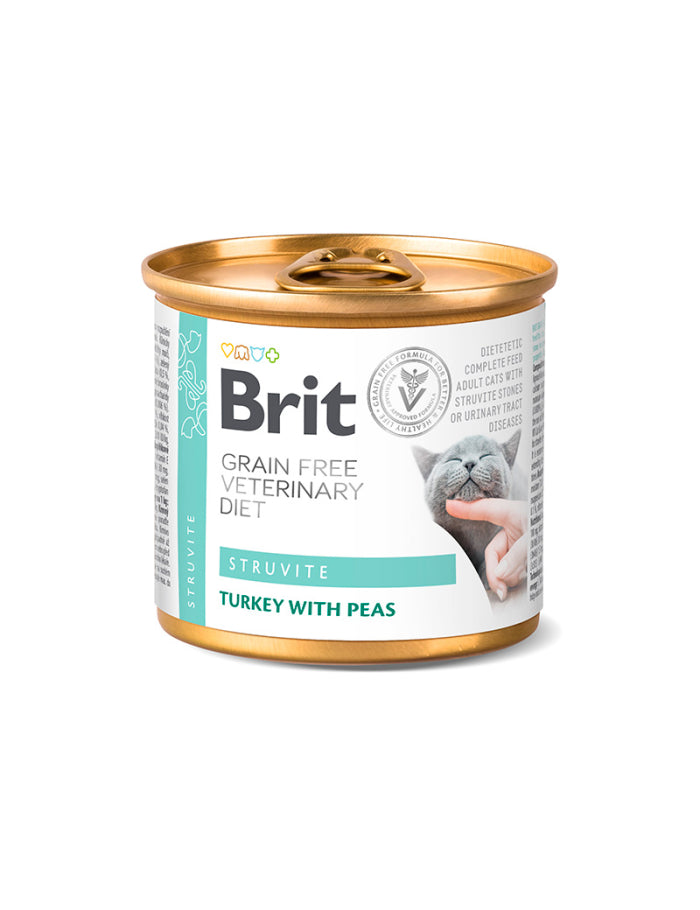 Brit GF Vet Diet Cat Cans Struvite 200g