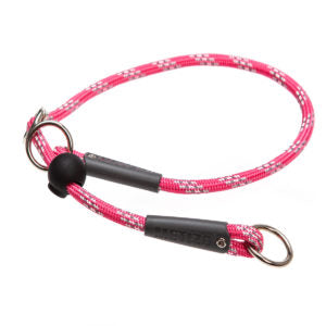 Metizo Retrieverhalsband, Runt Rosa 60cm (6mm)