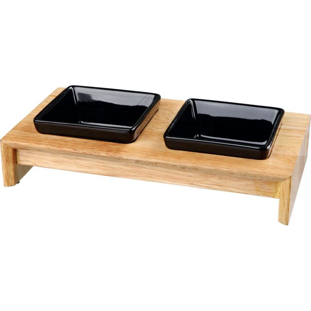 Bowl Set, ceramic/wood