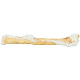 Rabbit skin roll with fur