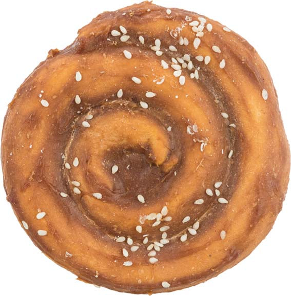 "Denta Fun Tugg ""kanelbulle"", anka, bulk, ø 9 cm, 70 g"