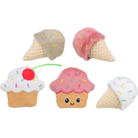 Ice Cream and Cupcake in display