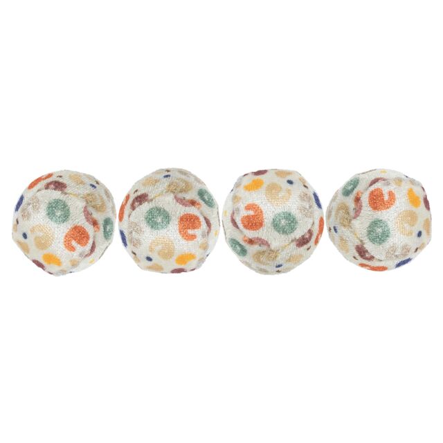 Set of Toy Balls with Leopard Print