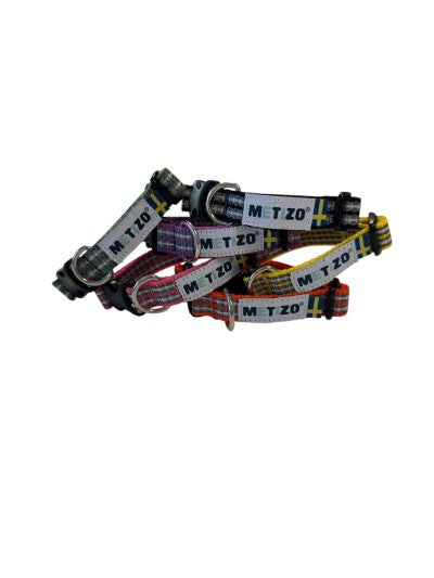 MetizoHalsband, Fast Svart 50cm (30mm bred)