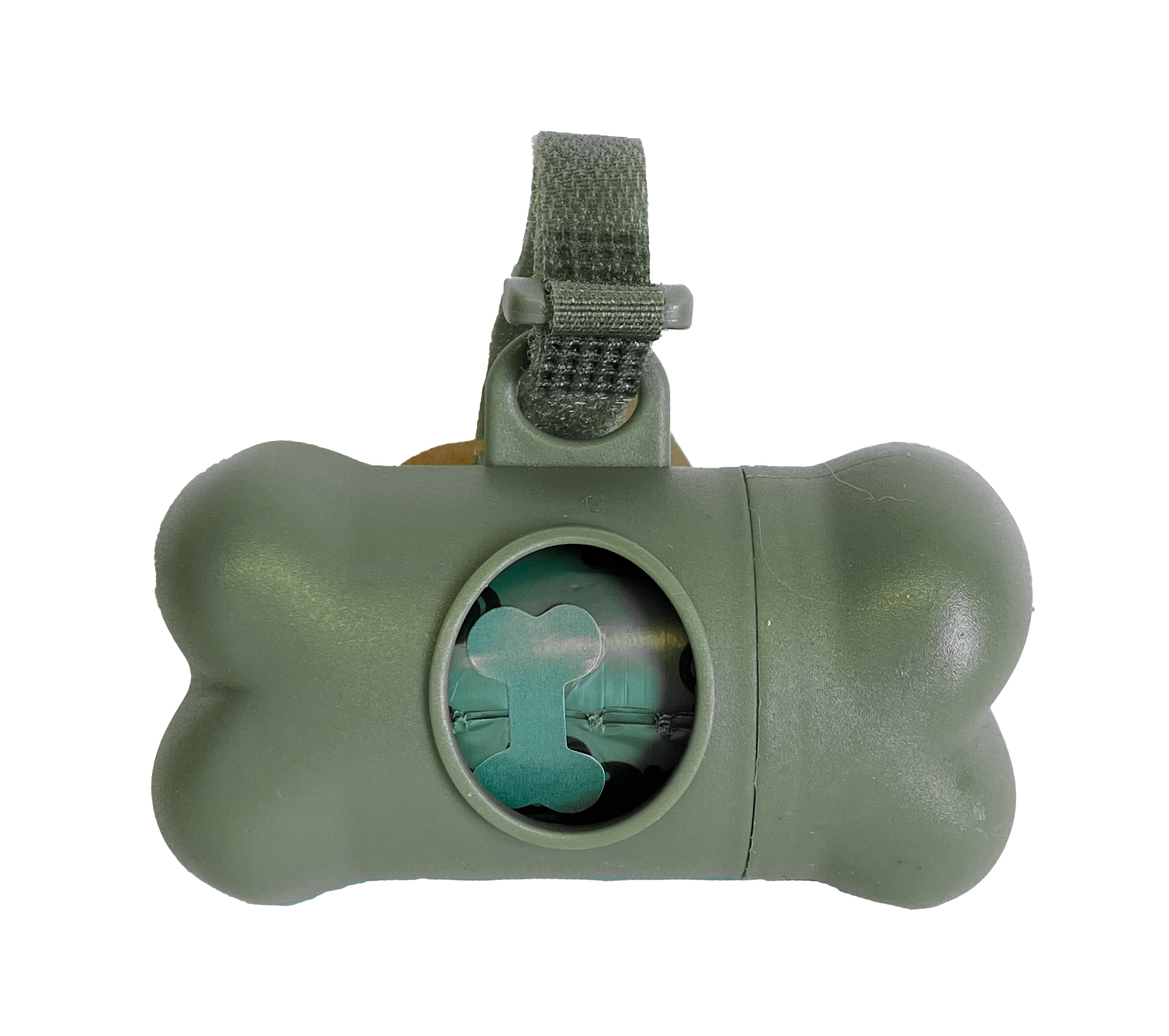 Green Bone Dispenser + 1 Roll Unscented