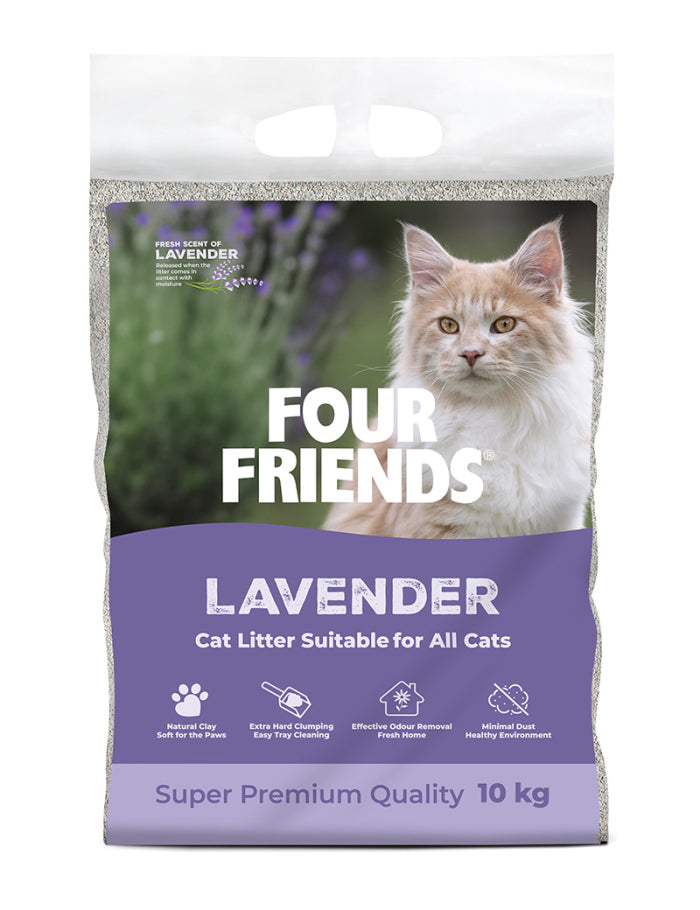 Four Friends Kattsand Lavender  10Kg