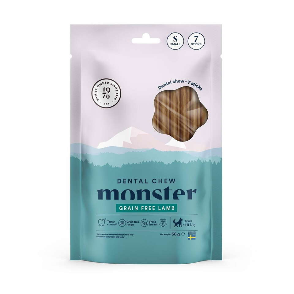 Monster Dog Dental Chew Lamb S Week (7st) 56g