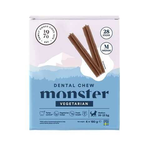 Monster Dog Dental Chew Veg. M Month (28st) 720g