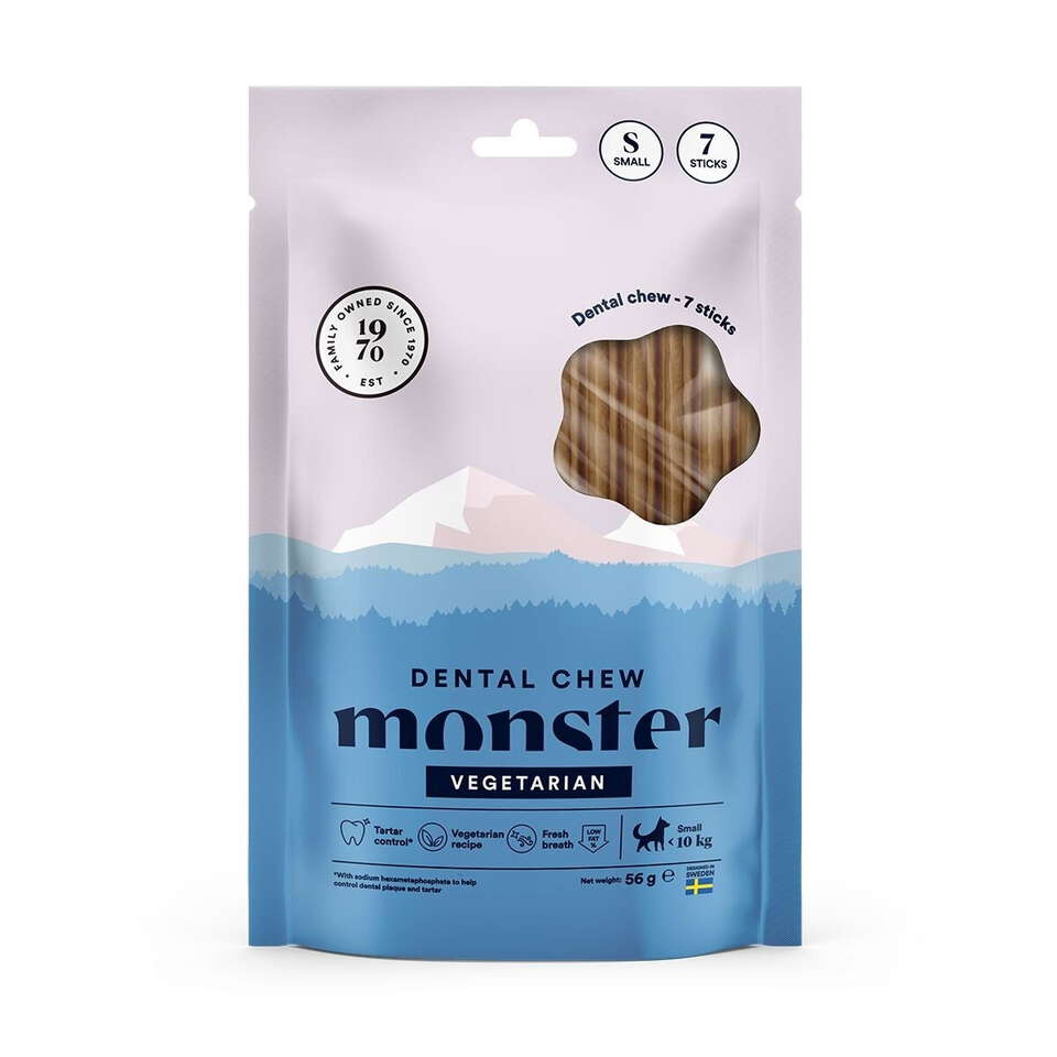 Monster Dog Dental Chew Veg. S Week (7st) 56gr