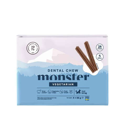 Monster Dog Dental Chew Veg. S Month (28st) 224g