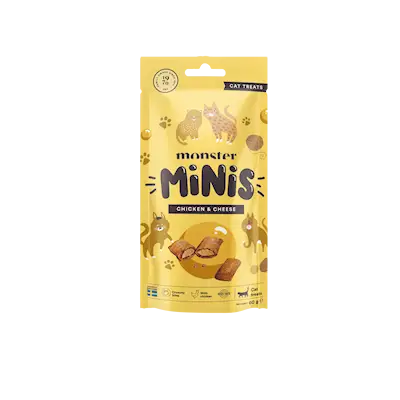 Monster Cat Minis Treats Chicken & Cheese 60gr
