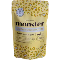 Monster Cat Pouches Adult Chicken 85g (8-pack)