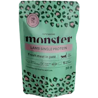 Monster Cat Pouches Adult Lamb 85gr