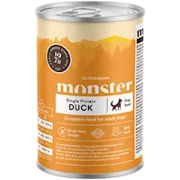 Monster Dog Adult Single Duck Burk 400g
